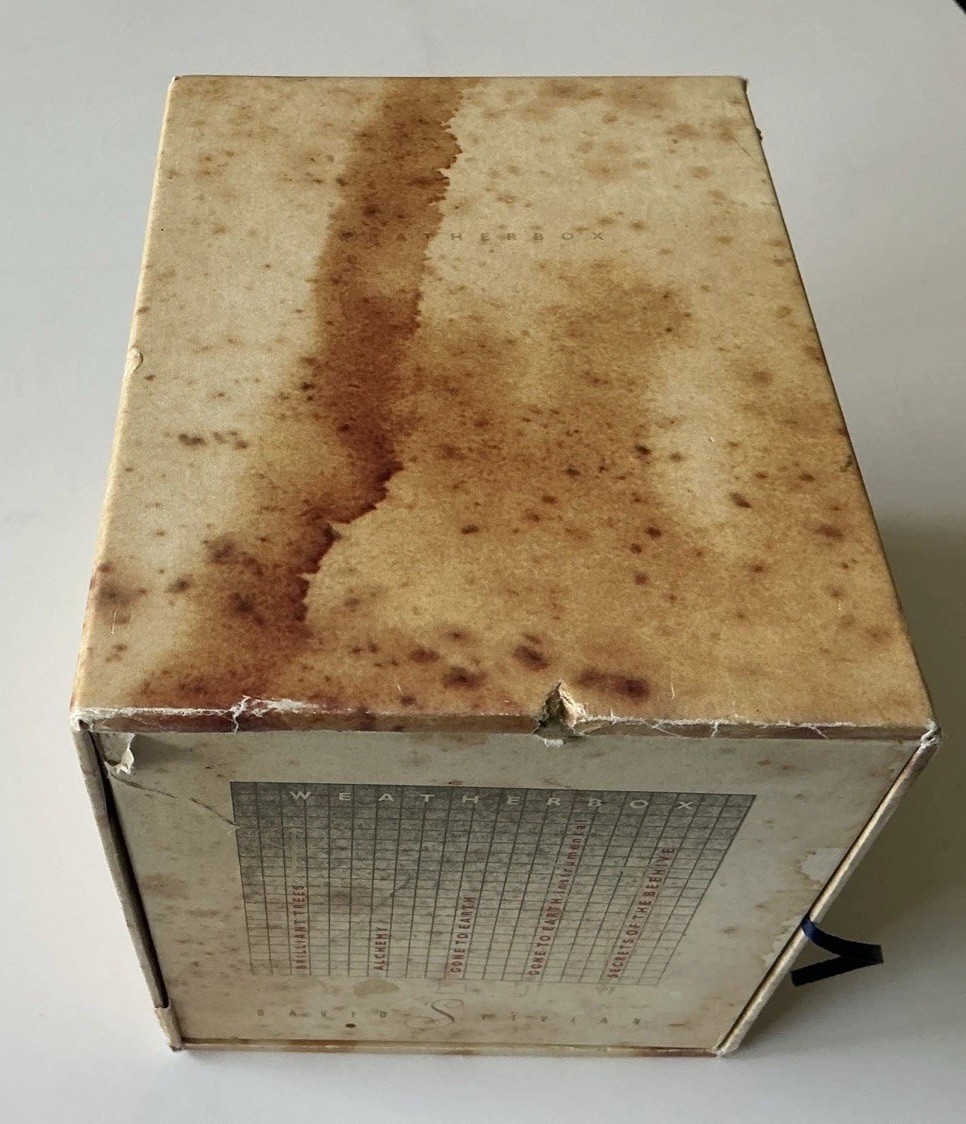 DAVID SYLVIAN Weatherbox CD Box Set with Etched Jewel Cases