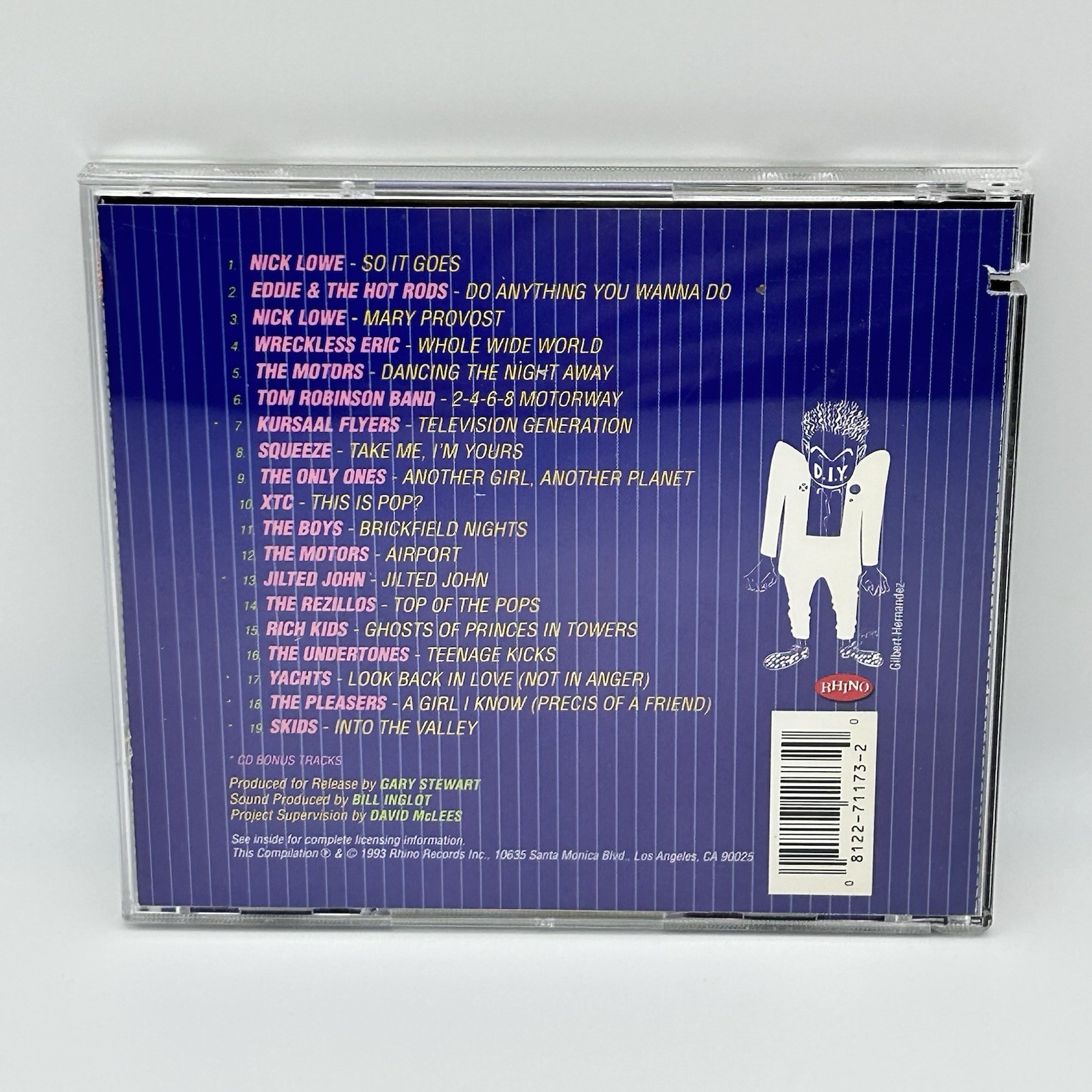 DIY Teenage Kicks: UK Pop 1 [1976-79] (CD, 1993, Rhino, Power Pop Punk New Wave)