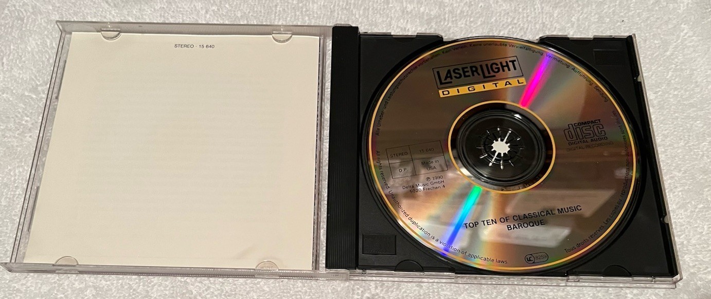 Top 10 of Classical Music: Baroque CD Laserlight Digital Preowned