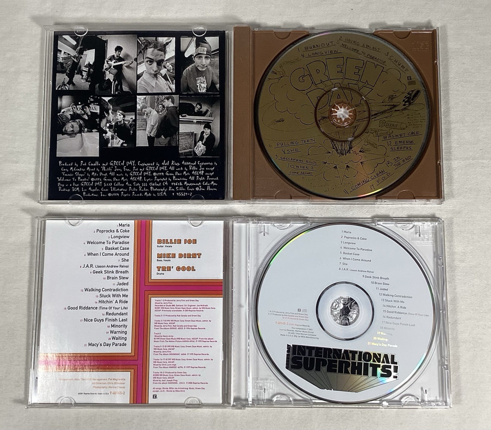 Green Day LOT of 2 CDs *Please Read Descr. & See Pics for Titles*