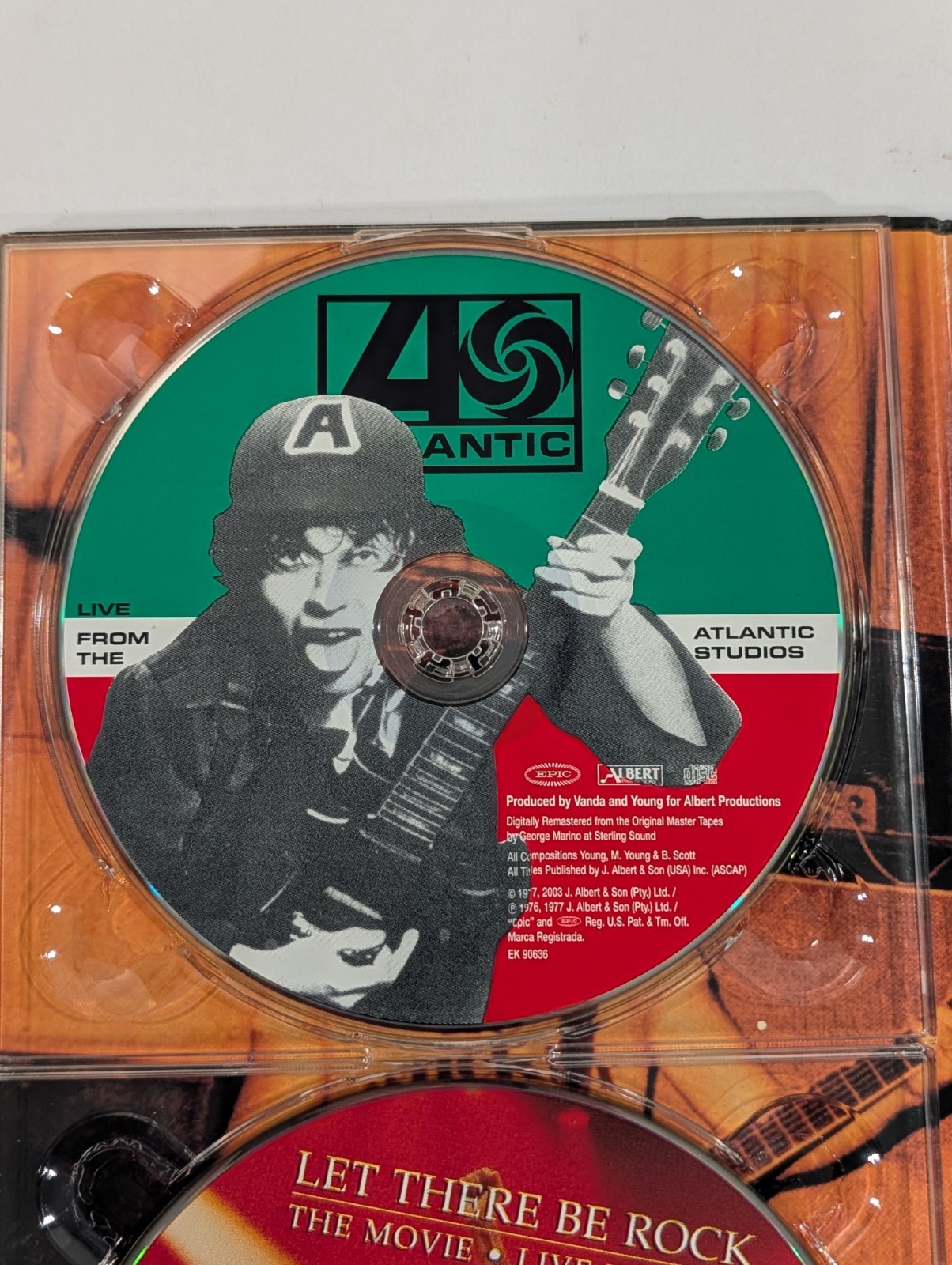 AC/DC Bonfire 4 CD Box Set With Booklet Epic Records 2003 **READ**