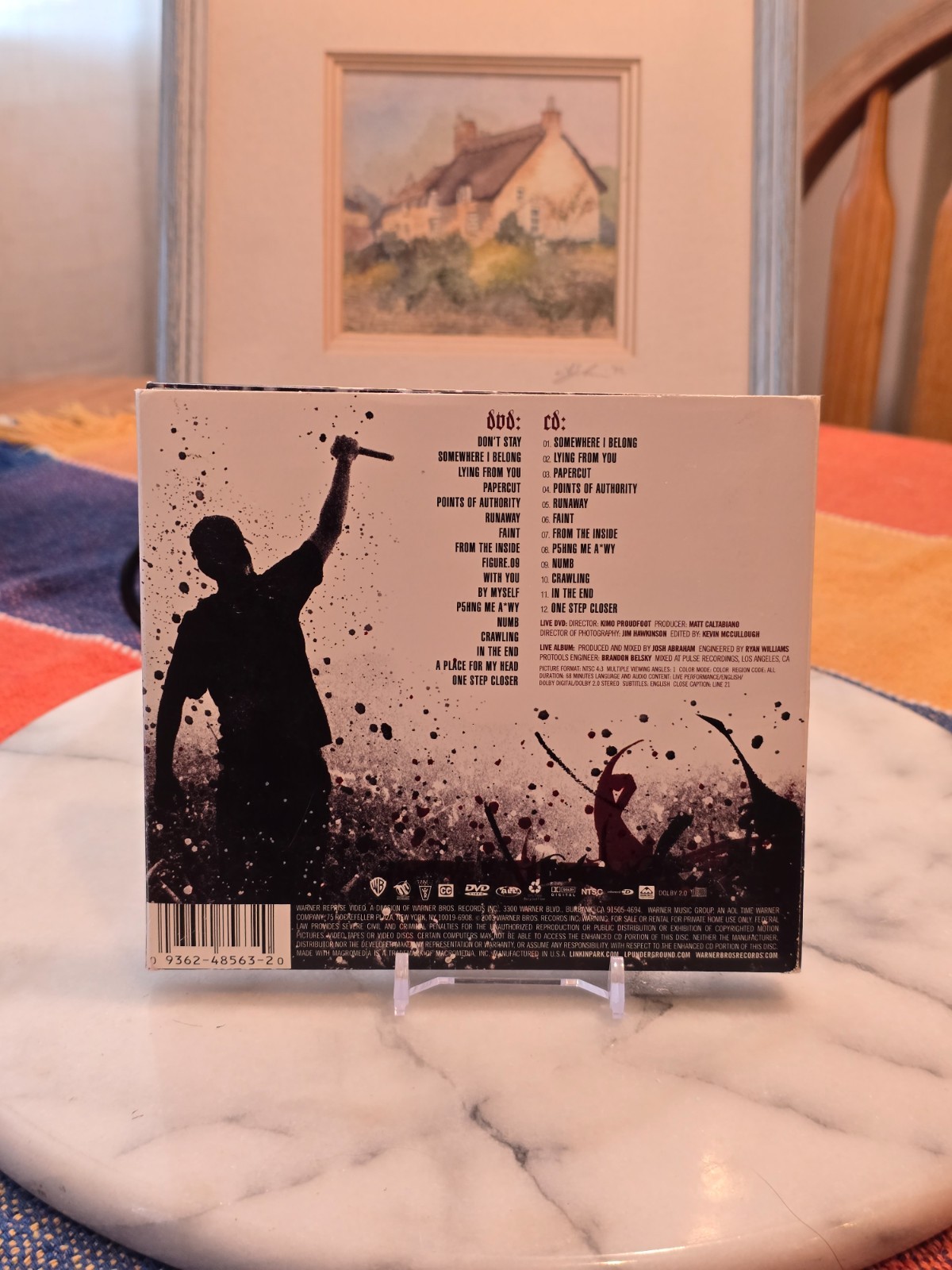 Linkin Park Live In Texas CD DVD Set 2003 Nu Metal Digipak Complete
