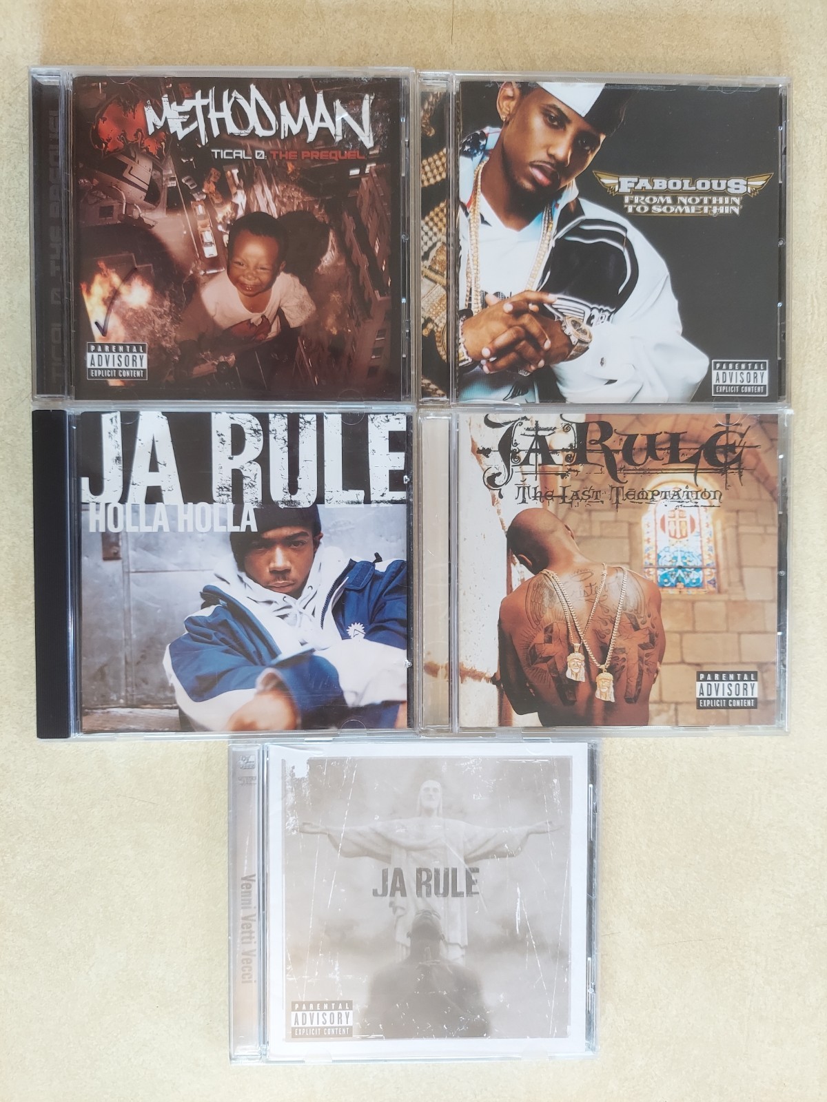 Eat Coast Rap CD Lot of 21 Jay-Z Nas Cam'ron Ja Rule Wale RZA Mobb Deep Camp Lo