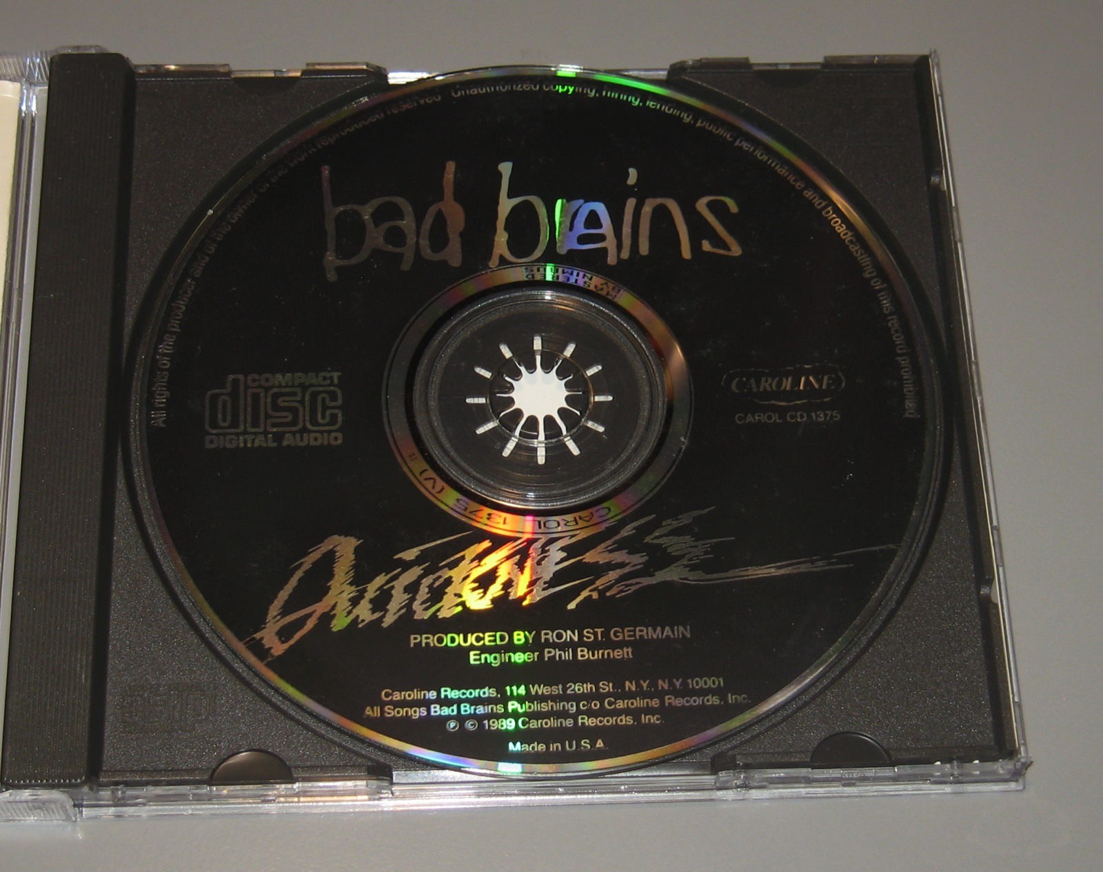 Bad Brains - Quickness (CD, 1989, Caroline Records) Punk Hardcore