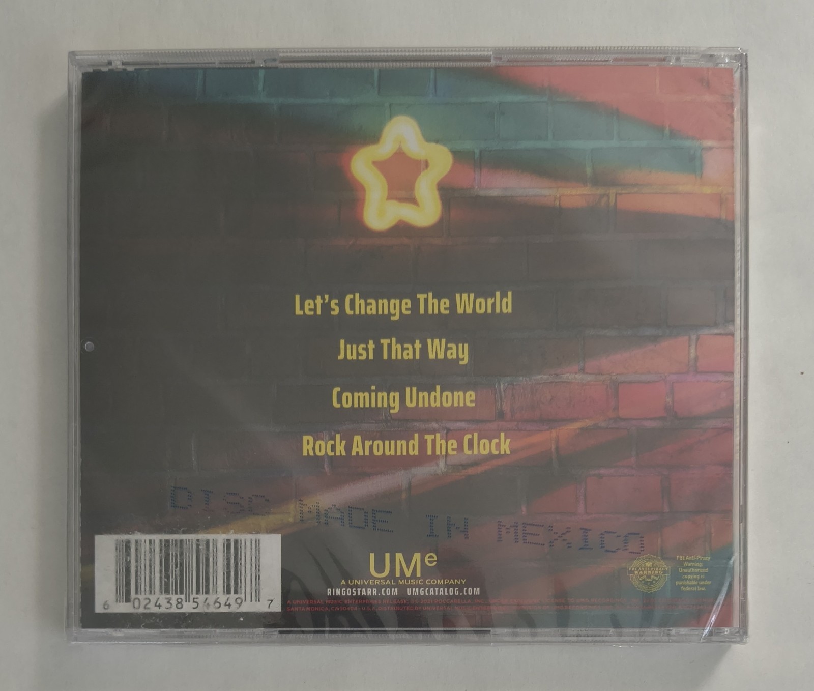 Sealed Ringo Starr Change The World 2021 CD UME B0034343-02 New Beatles