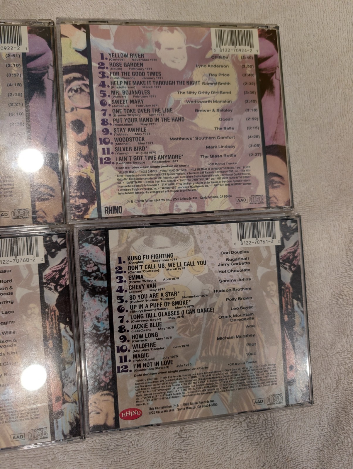 Super Hits of the 70s Have a Nice Day Vol 1 2 4 9 13 14 - 6 CD Lot Pilot 10cc