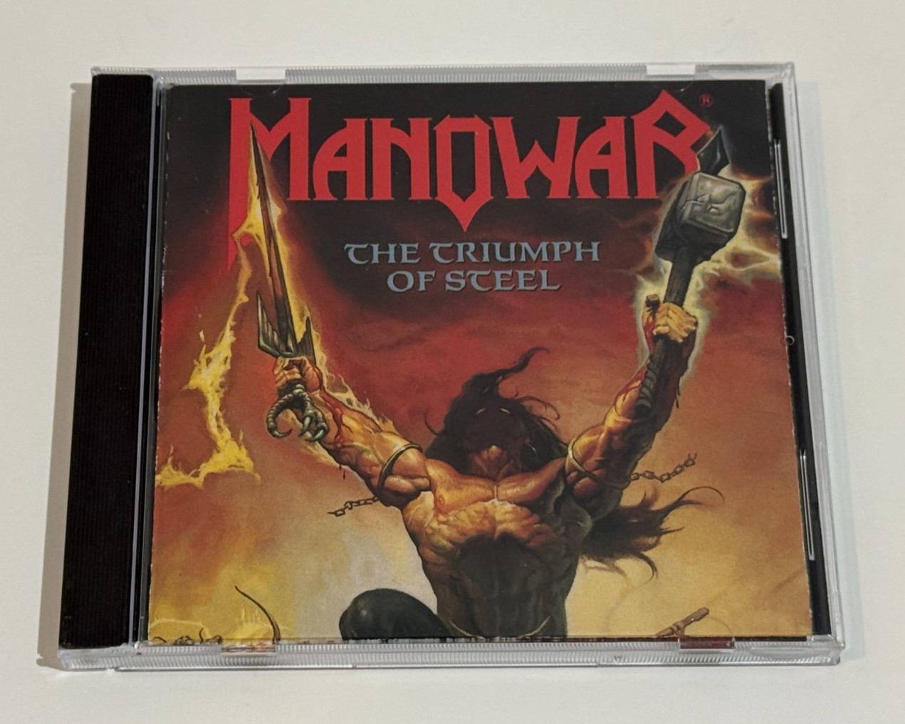 Manowar CD Lot Kings Of Metal 1988 The Triumph Of Steel 1992 Heavy Metal