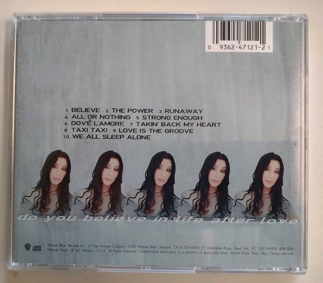 Believe by Cher (CD, Nov-1998, Warner Bros.)