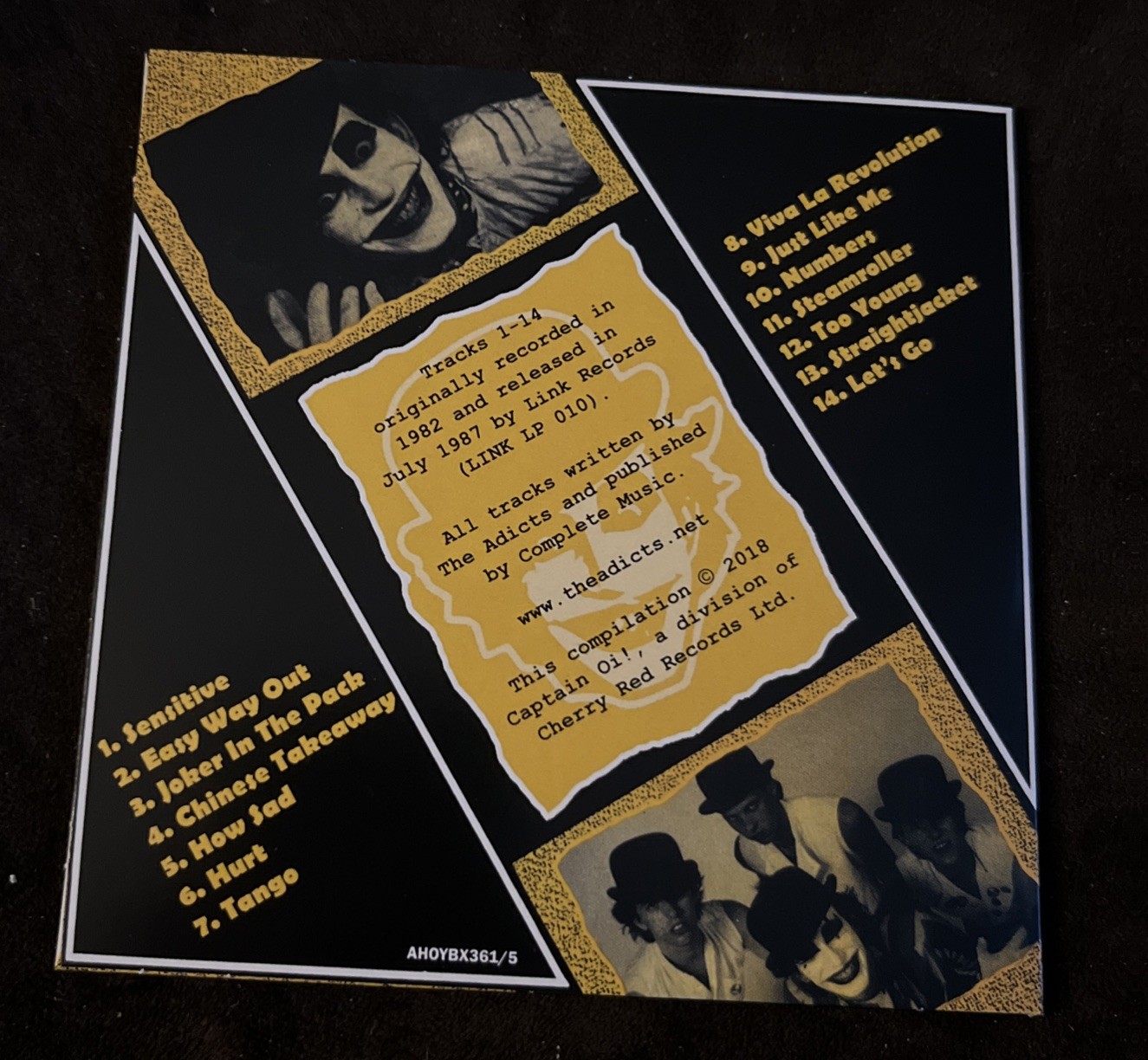 The Addicts - The Albums 1982-87 (5-CD Box Set+Booklet) (AHOYBX361) 2018 Import