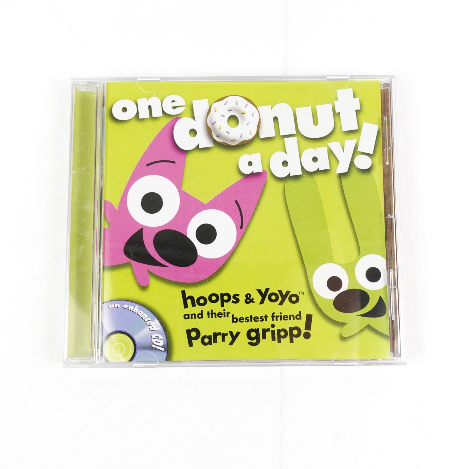 One Donut A Day! Hoops & Yoyo Sealed CD Children's Music Parry Gripp Hallmark