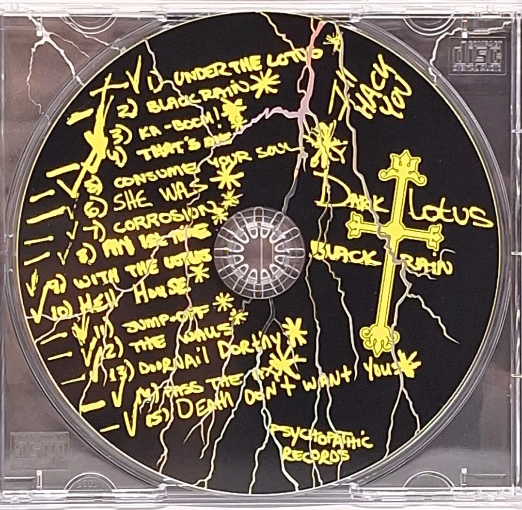 Dark Lotus Black Rain CD 2004 Rare OOP Excellent Condition Tested Fast Shipping