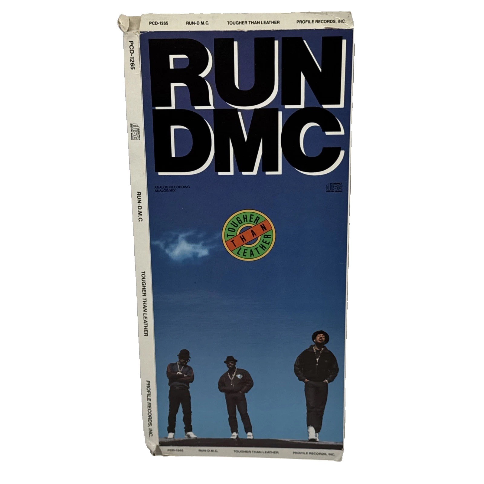 Run DMC Tougher Than Leather CD Longbox Long Box 1988 Empty Box Only