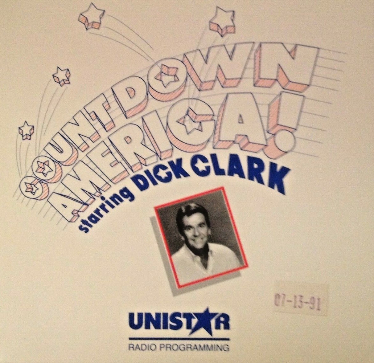 RADIO SHOWS: DICK CLARK COUNTDOWN 7/13/91 ELTON JOHN FEATURE; NATALIE COLE, CHER