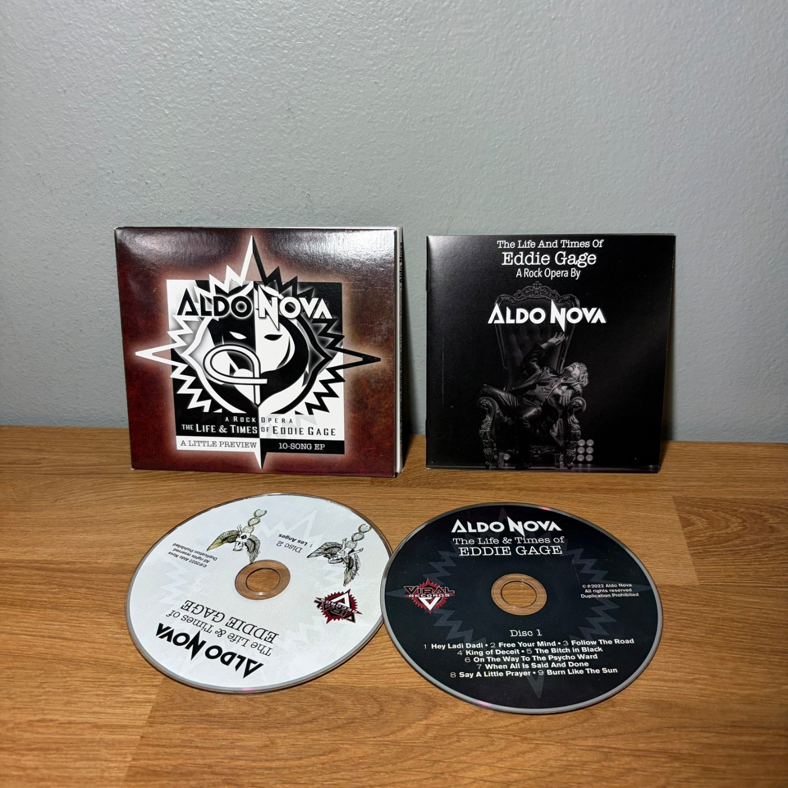 The Life and Times of Eddie Gage by Aldo Nova CD A Little Preview