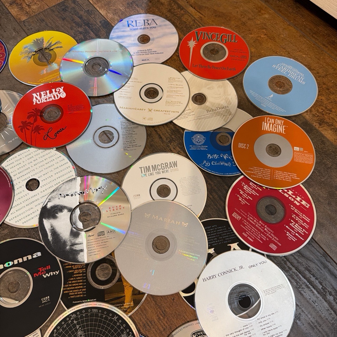 Lot of 100 Random CD's (DISCS ONLY, NOT EX-LIBRARY) from many genres