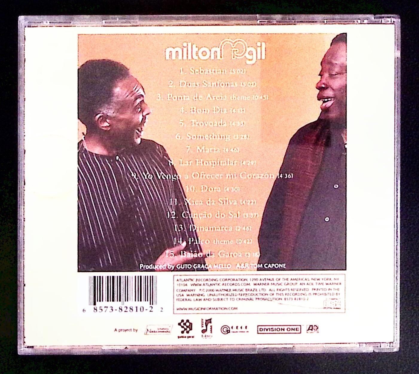 GILBERTO GIL & MILTON NASCIMENTO – GIL & MILTON WEA MUSIC CD 6642