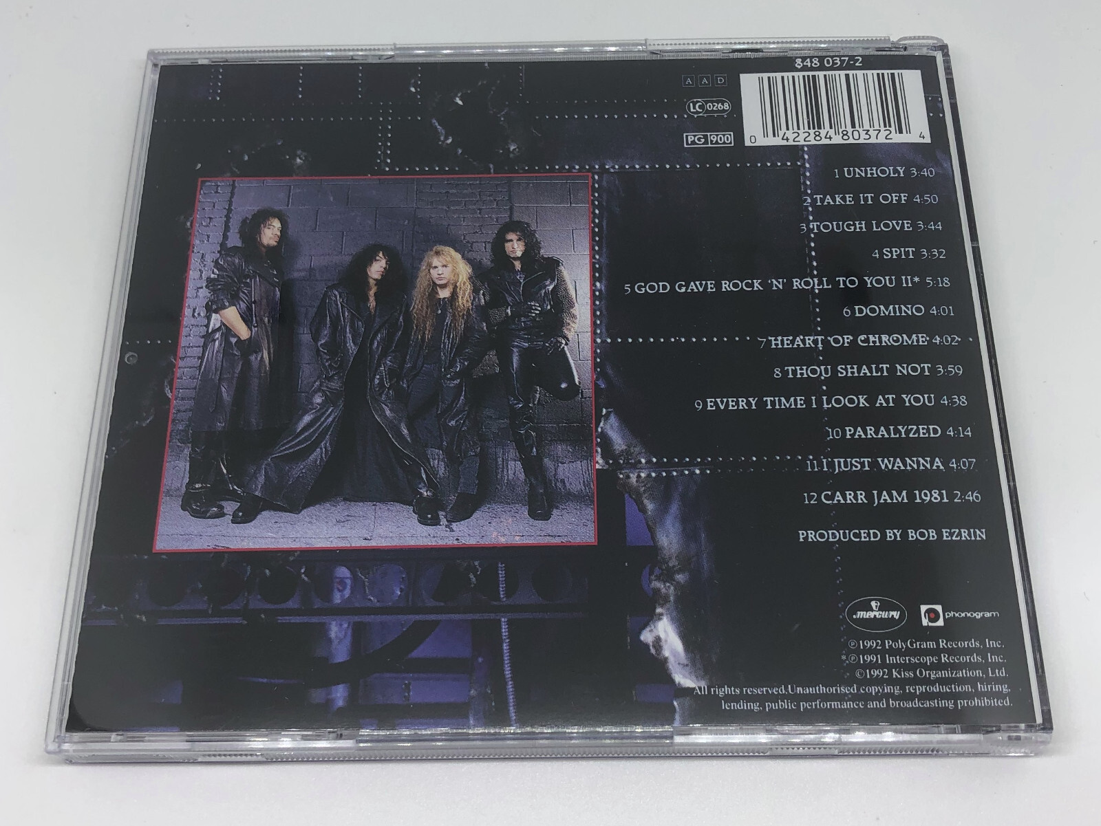 Kiss - Revenge (1992, CD) Autographed / Signed by Bruce Kulick!