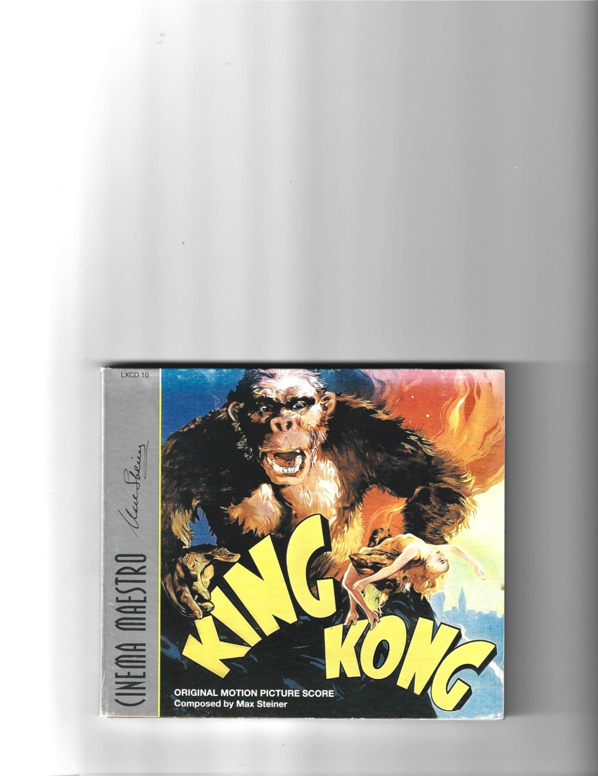 King Kong Original Motion Picture Score by Max Steiner 1993 Excellent