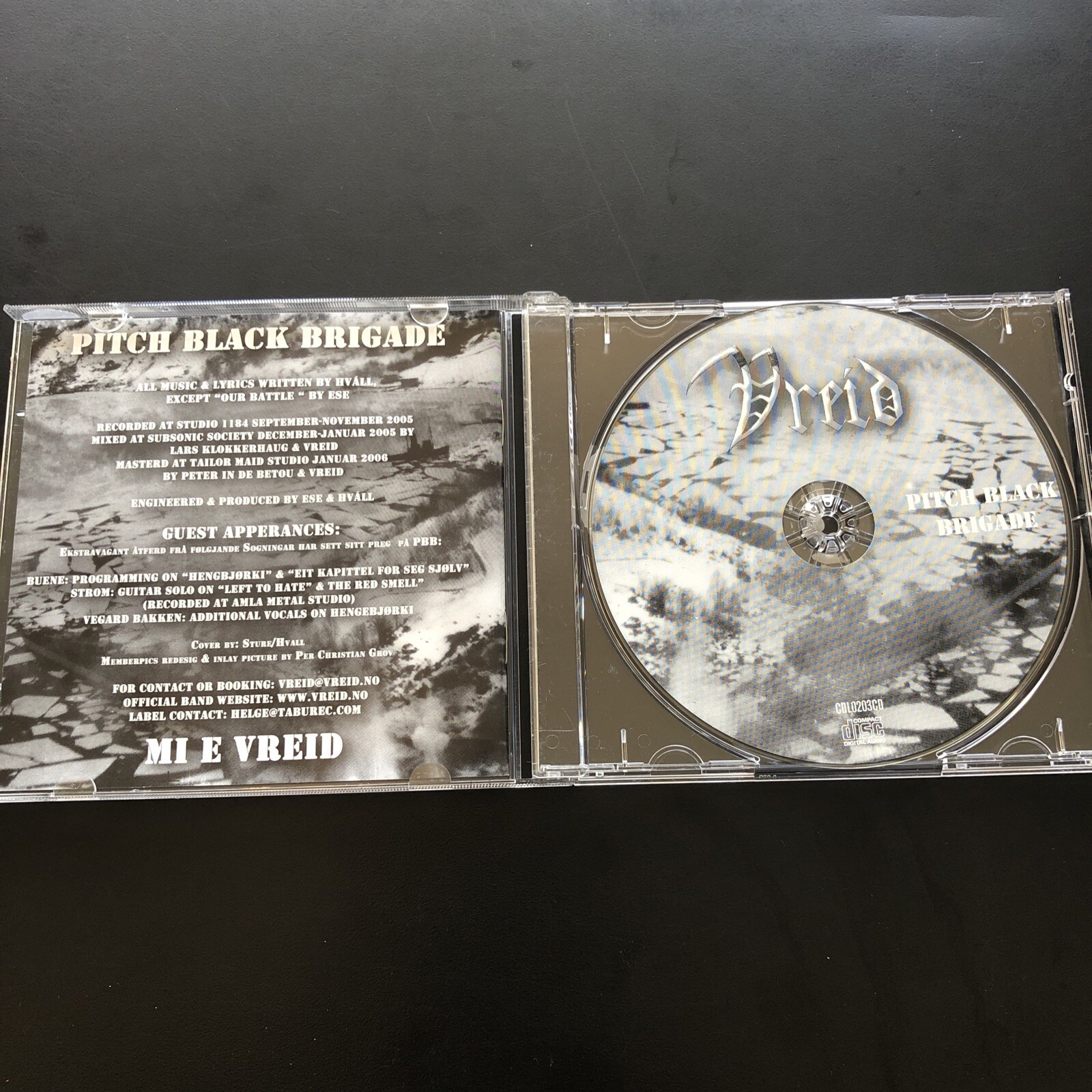 Pitch Black Brigade by Vreid (CD, May-2006, Candlelight Records)