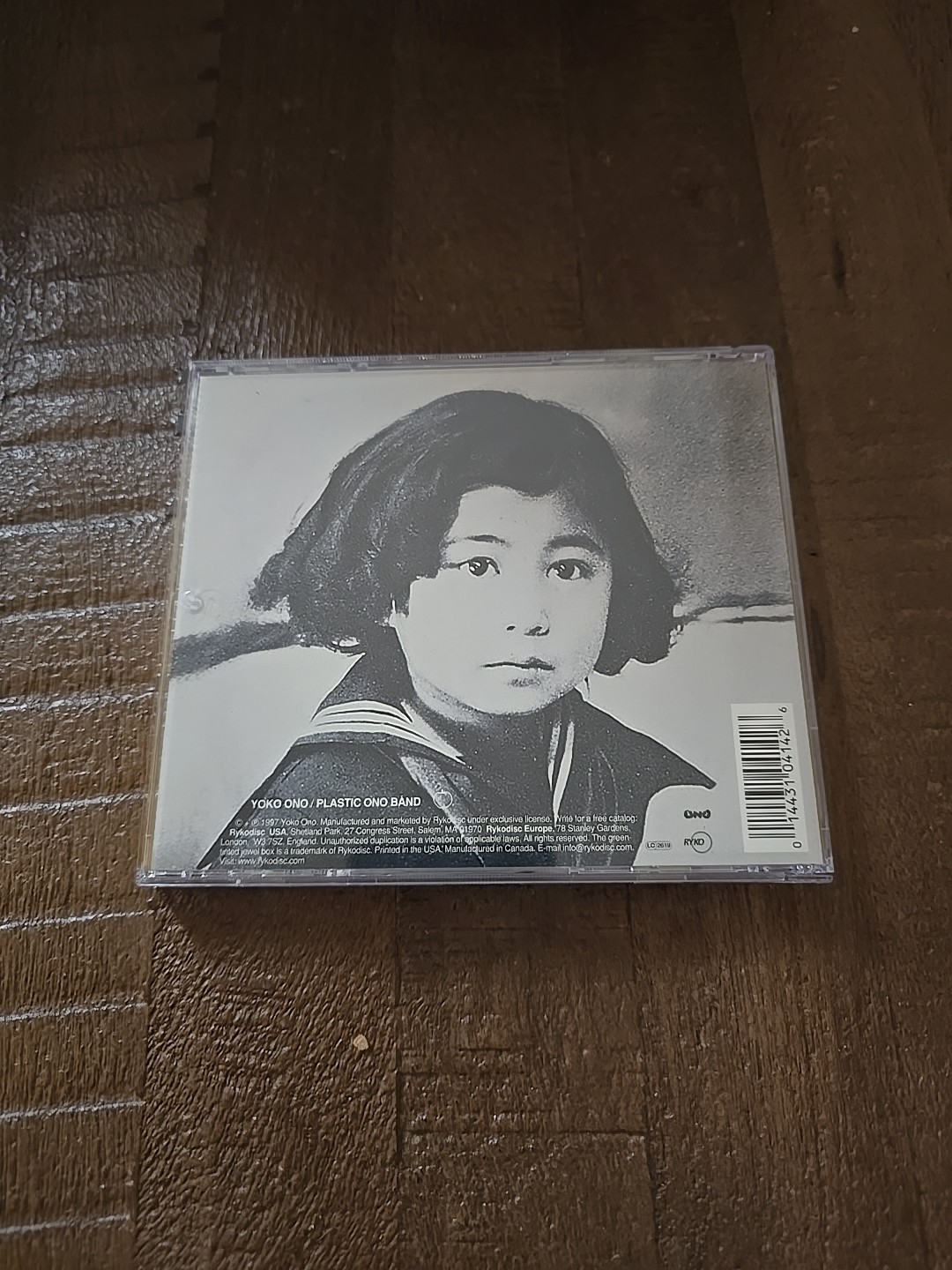 Yoko Ono / Plastic Ono Band CD 1997 Rykodisc 1970 Reissue Limited Edition