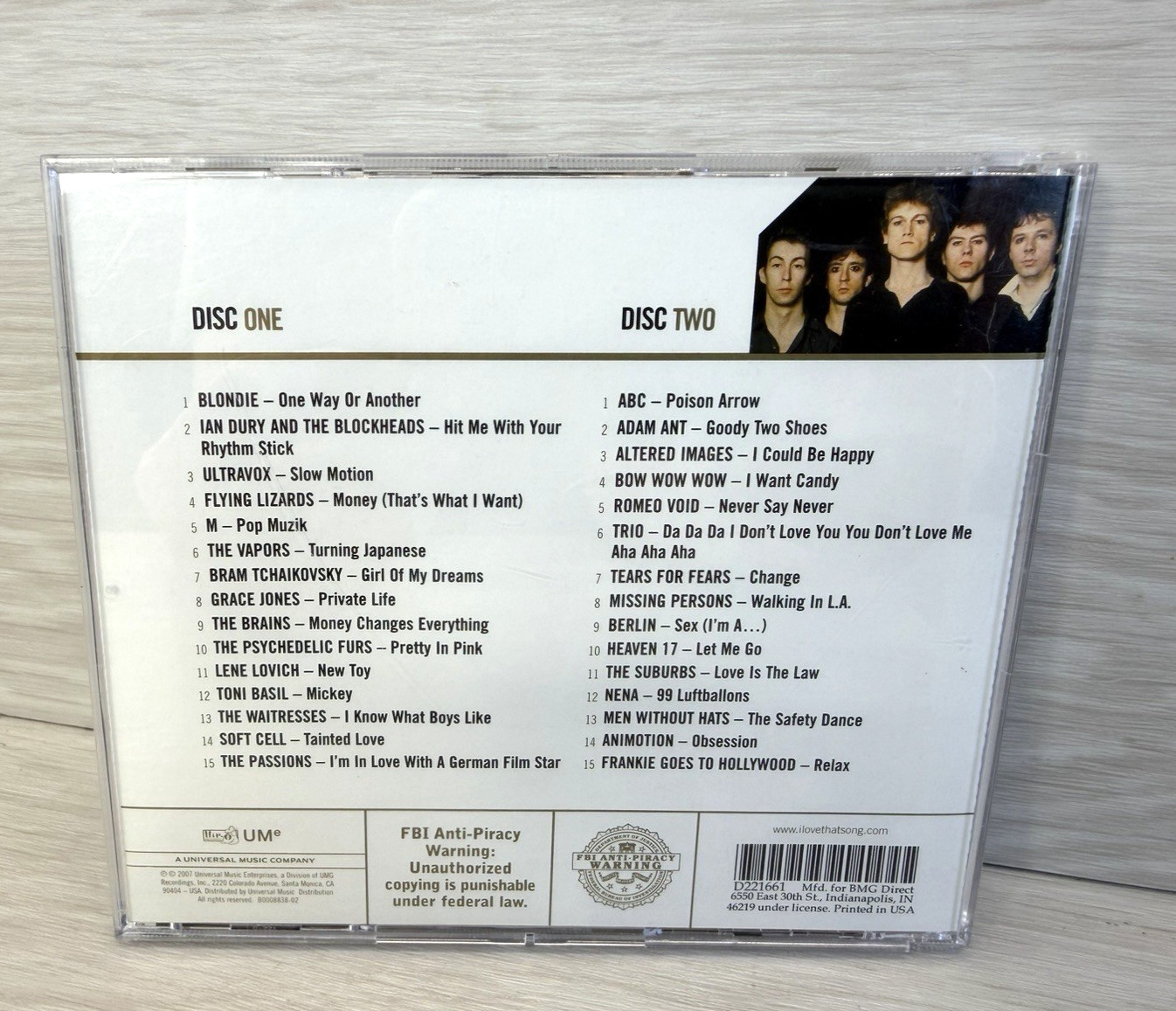 NEW WAVE GOLD 2 CD SET - Blondie, The Vapors, Soft Cell, Bow Wow Wow