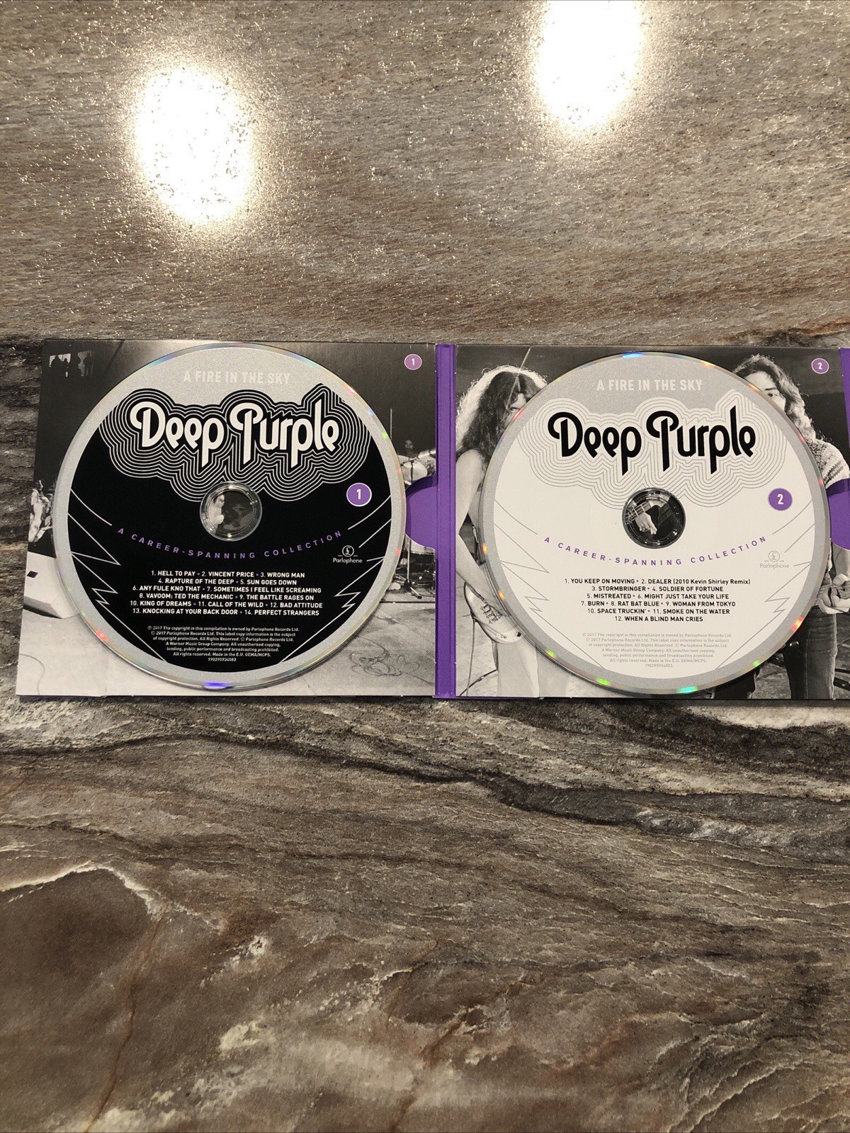 Deep Purple Fire In The Sky 2017 CD 3 Disc Set Career Anthology 3 CDs Like New