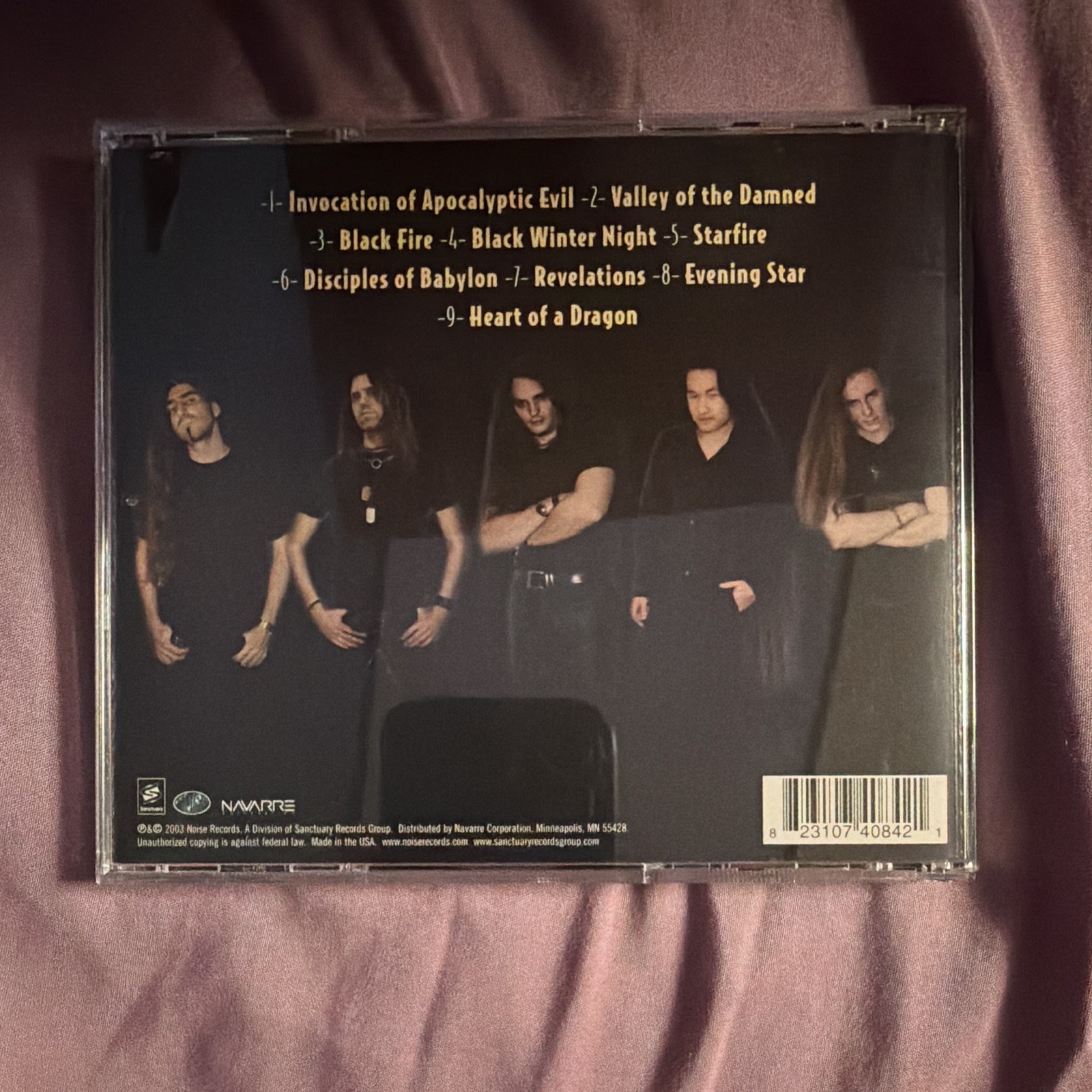 DragonForce - Valley of the Damned CD Noise Records 2003 Heavy Metal