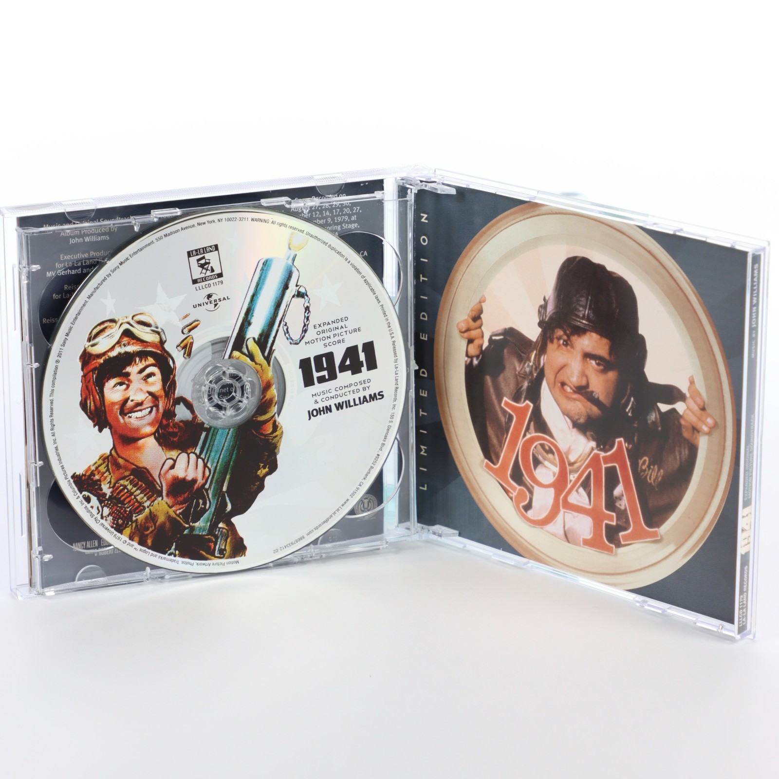John Williams 1941 Soundtrack 2-CD Set LE 1000 La-La Land Records Pre-Owned