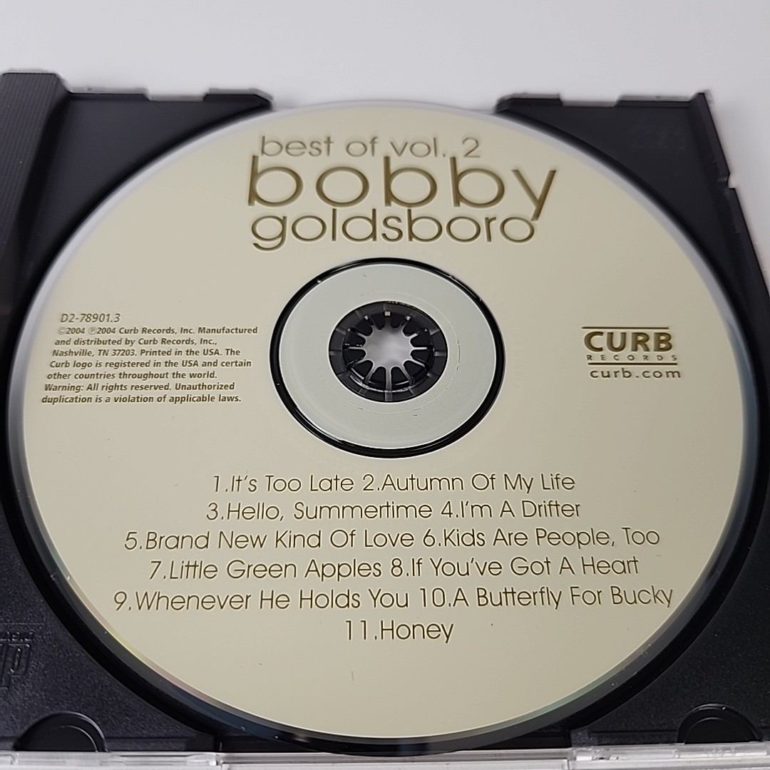 Best Of Vol. 2 by Bobby Goldsboro CD (Curb Records) - Vocal Soft Rock