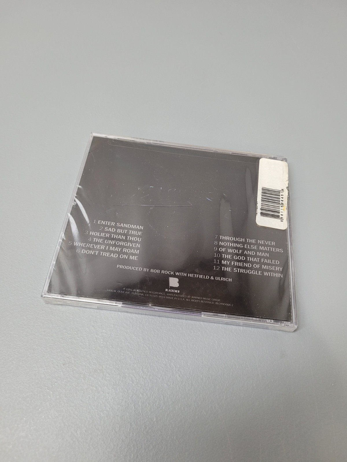 Metallica The Black Album CD Blackenend BLCKND008-2 1991 Factory Sealed Hype
