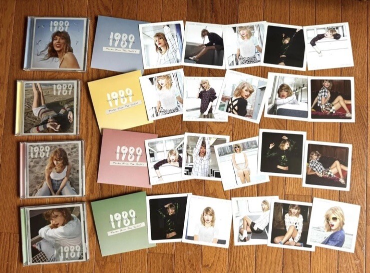 New Taylor Swift 1989 Taylor’s Version Photos Deluxe CD Rose Garden Pink Edition