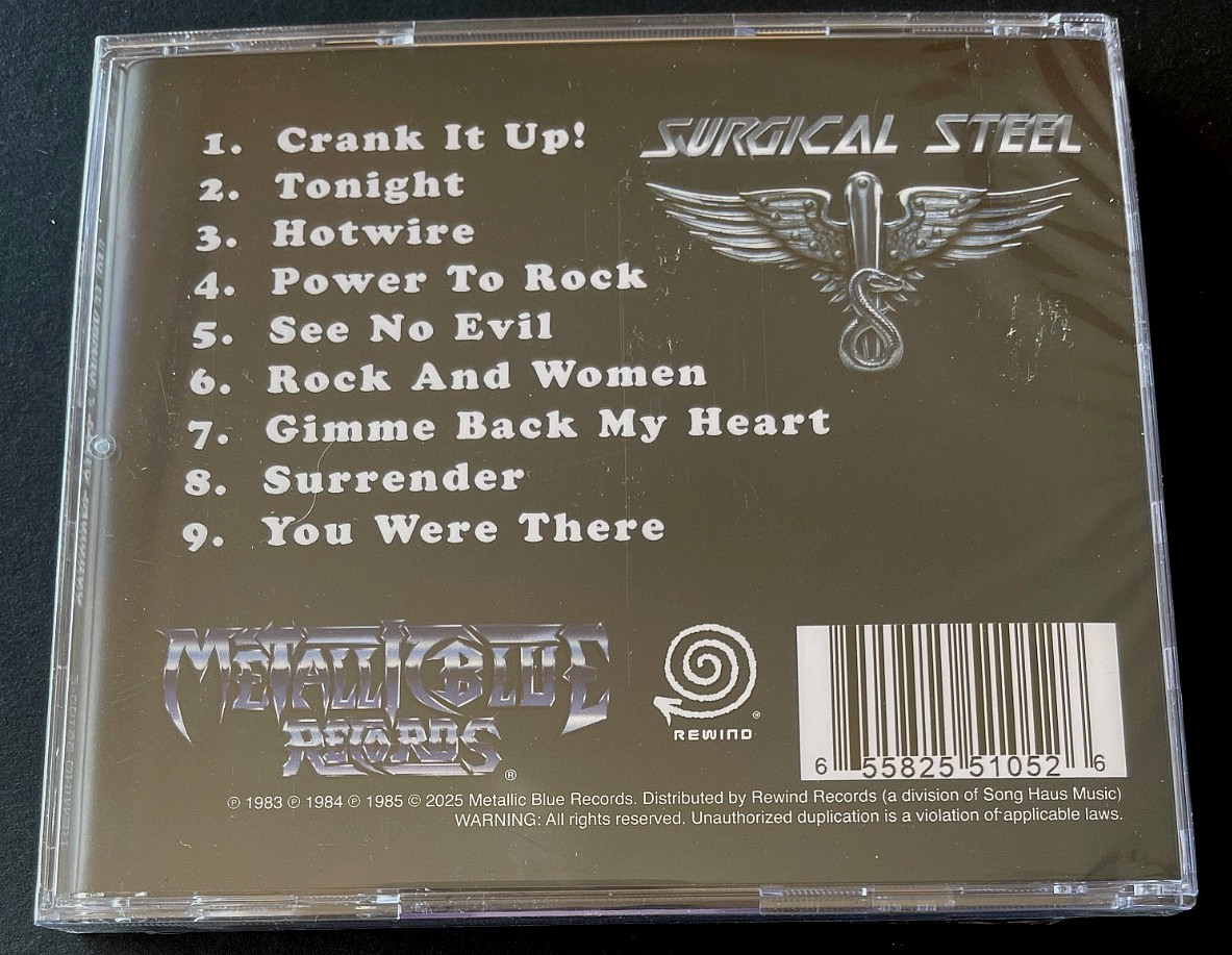 SURGICAL STEEL Crank It Up! cd JUDAS PRIEST Rob Halford RACER X Obsession OMEN