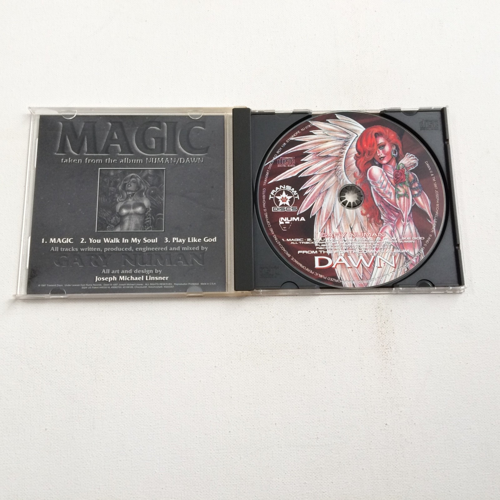 Gary Numan Magic CD RARE New Wave Synth-Pop Goth Rock '97 Transmit Discs 01