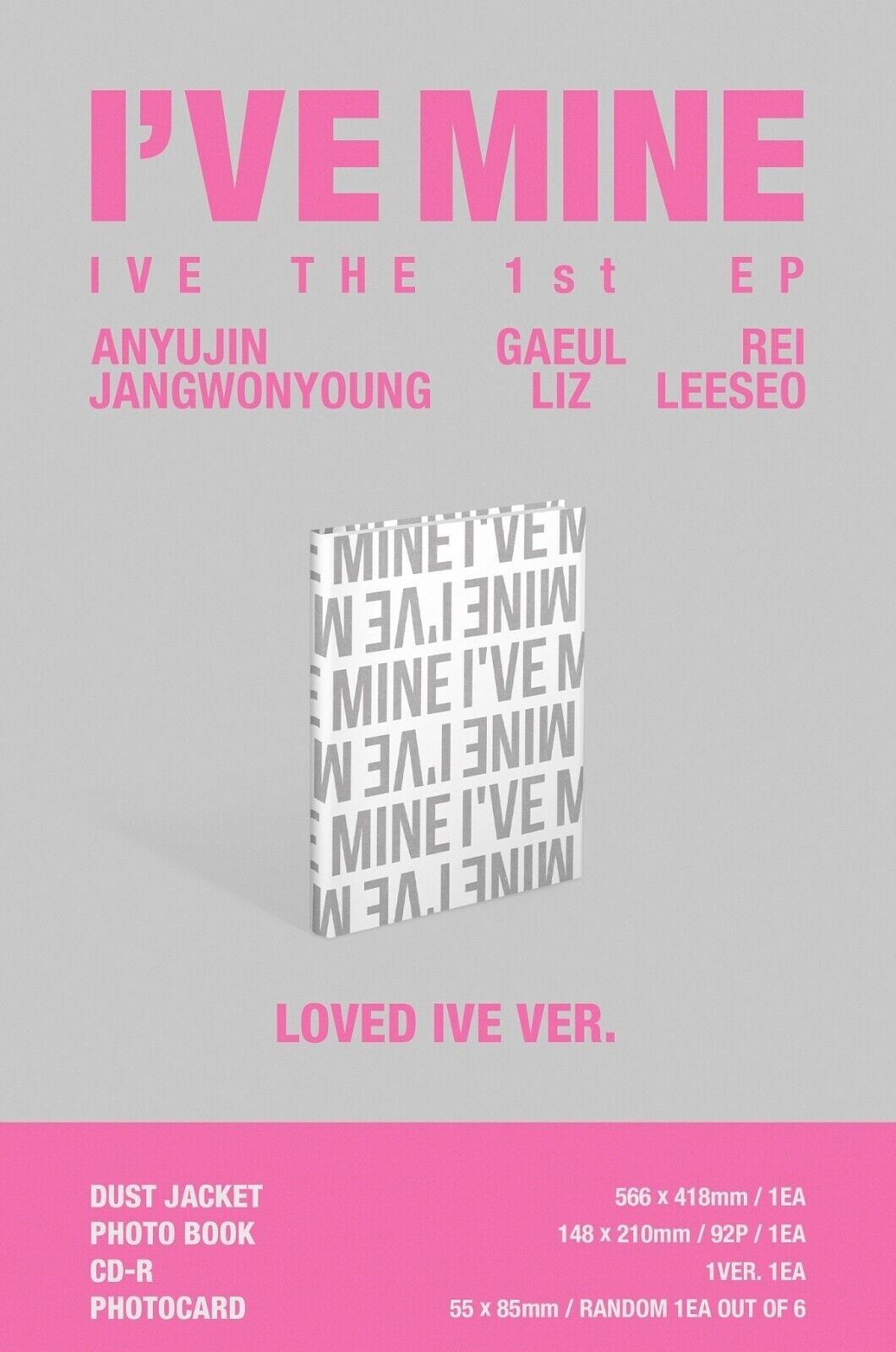 K-POP IVE 1st EP [I'VE MINE] CD