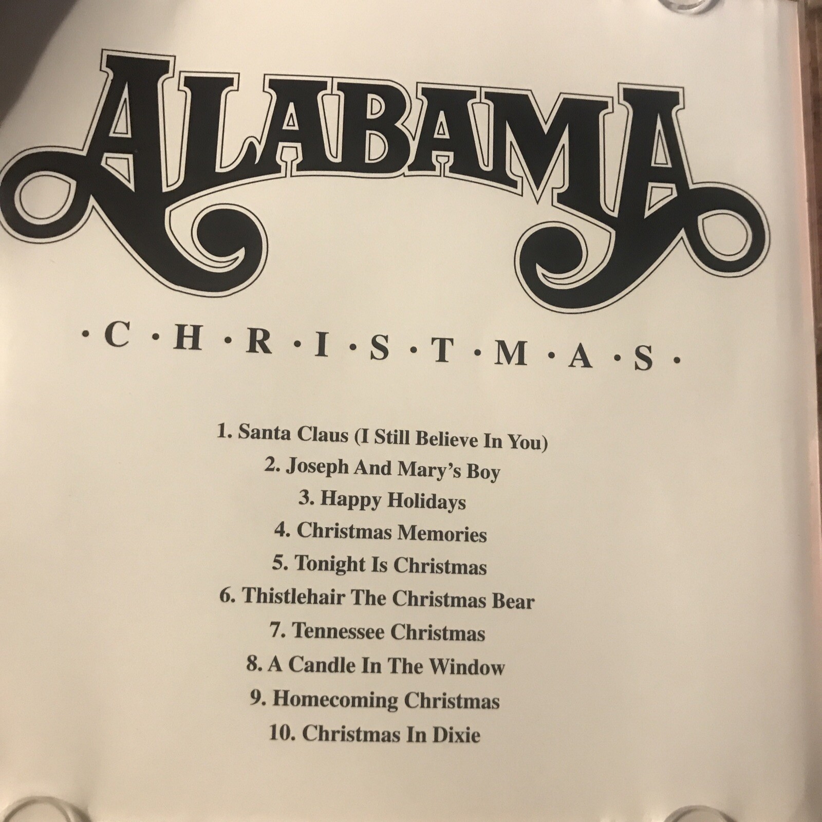 ALABAMA CHRISTMAS CD 1982/1985 BMG Entertainment Country Holiday Music