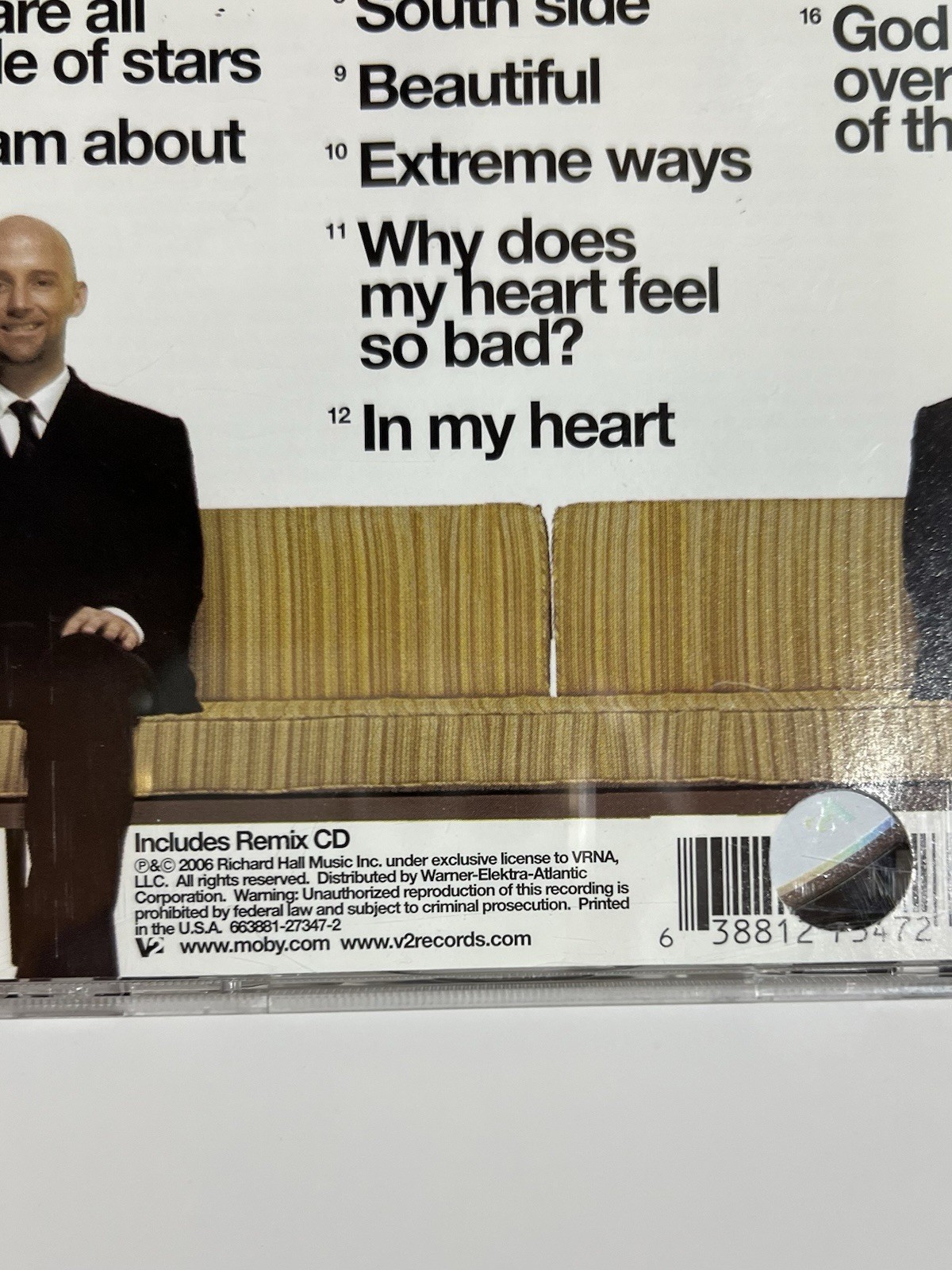 Moby – Go-The Very Best Of Moby CD 2006 Electronic Rock Pop 2 Discs