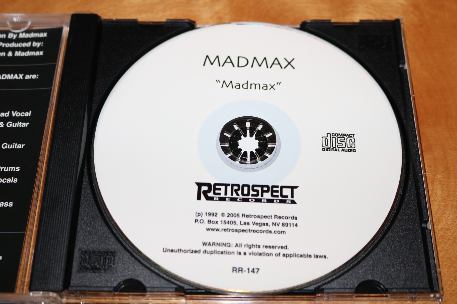 MADMAX s/t CD Melodic Hard Rock HAIR METAL Bonfire CASANOVA Sinner RETROSPECT MR