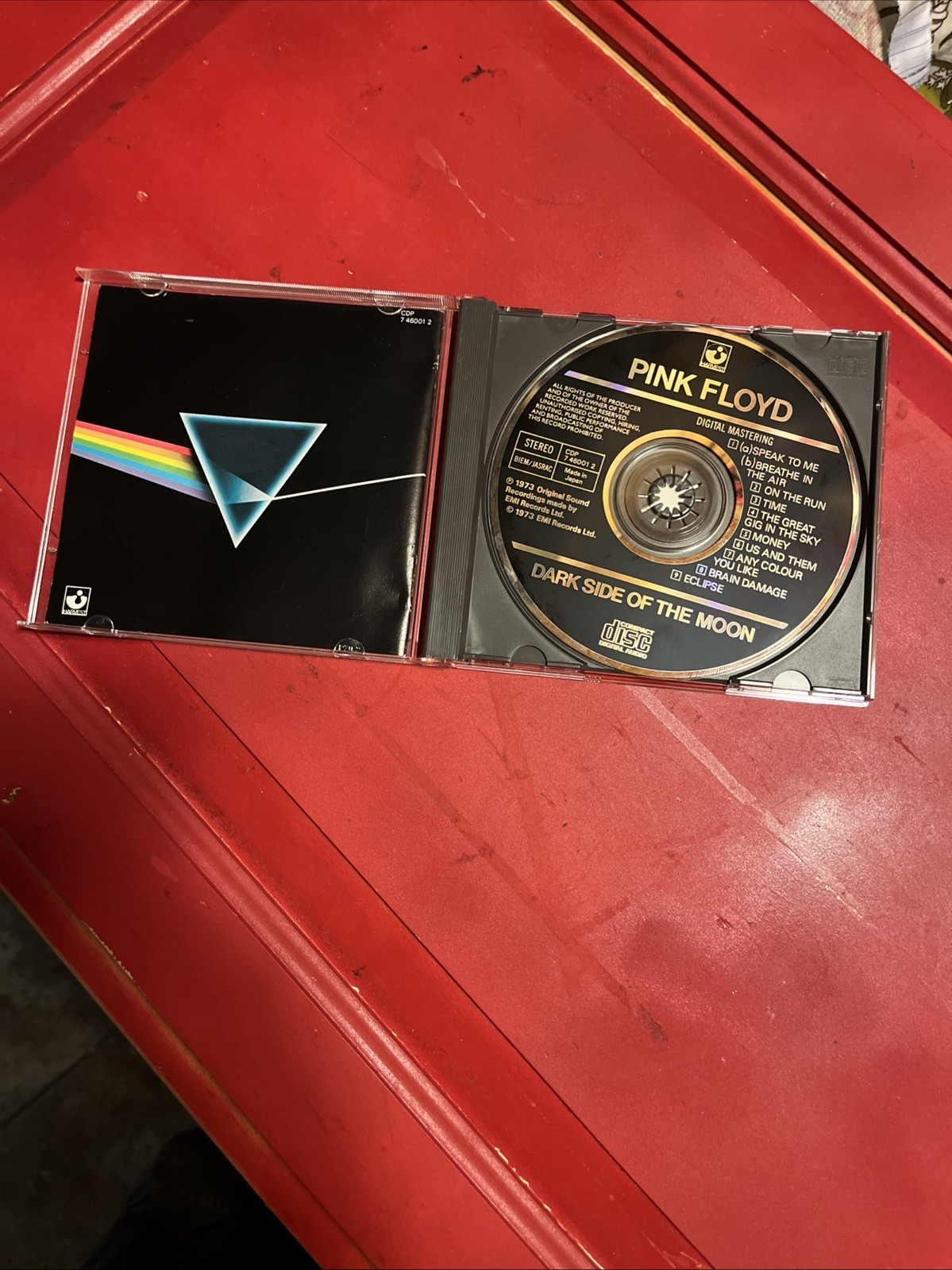 🔥 PINK FLOYD - Dark Side Of The Moon - Harvest Black Disc Japan ULTRA RARE OOP