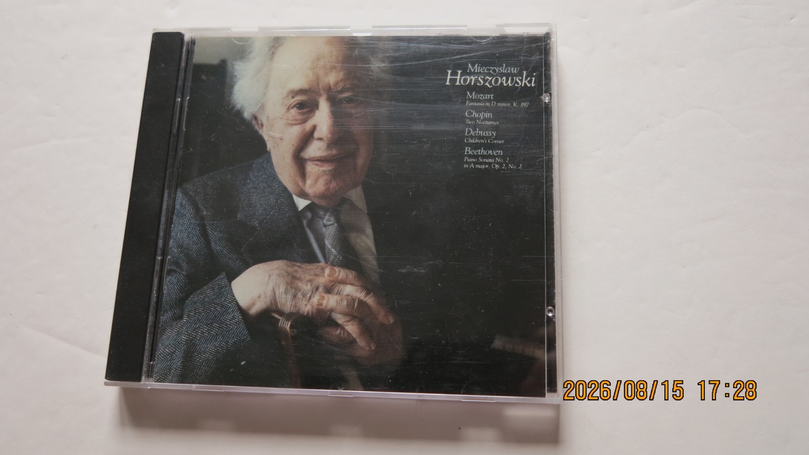 Mieczyslaw Horszowski: Mozart/Chopin+ Piano Sonatas - Music CD 1987 WEA Nonesuch