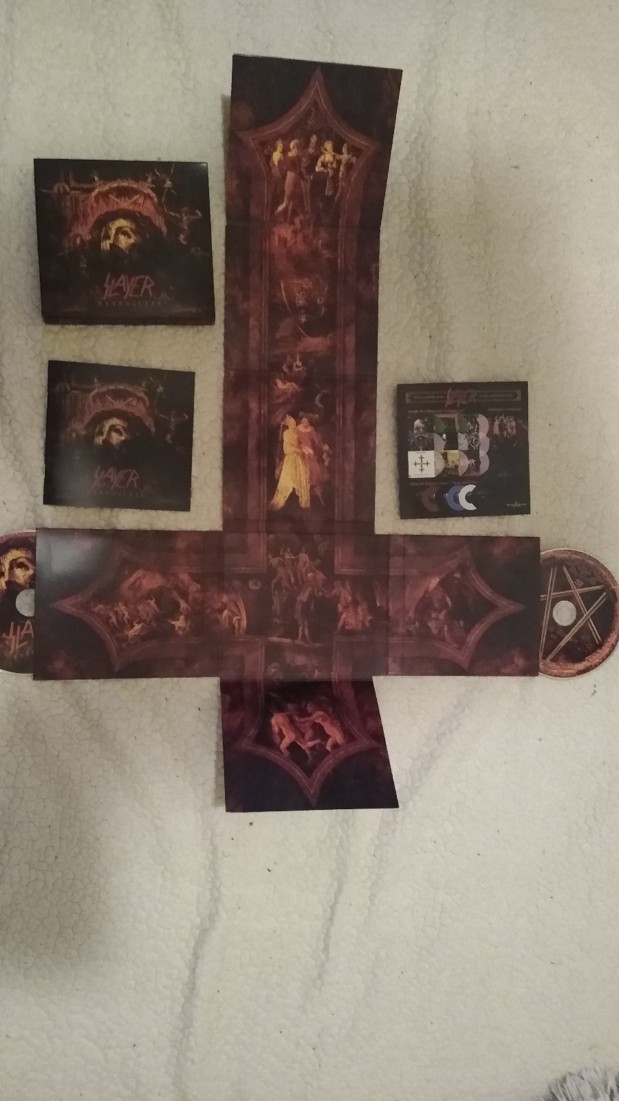 Slayer Repentless 2015 Limited Edition Deluxe Digipak CD + Blu Ray - BRAND NEW