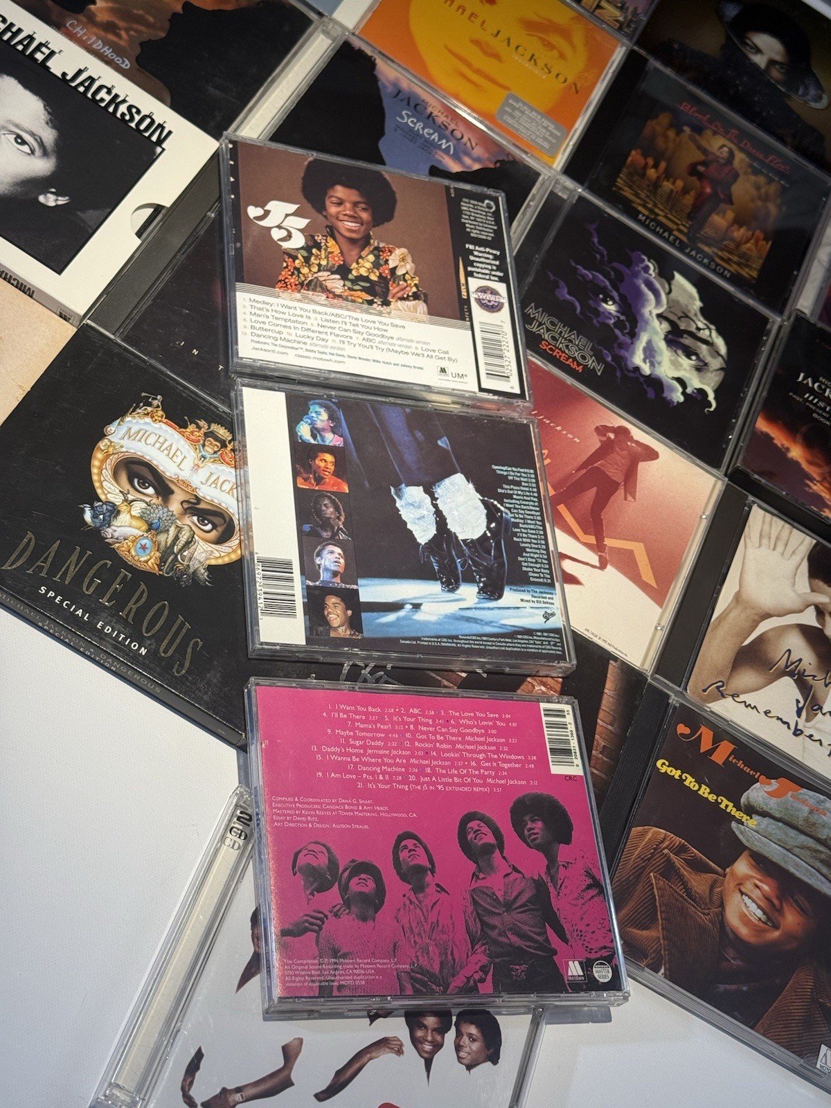 MICHAEL JACKSON (25 Compact Disc Lot)/Rare/OOP/Imports/Used & Very Good Plus+!!!