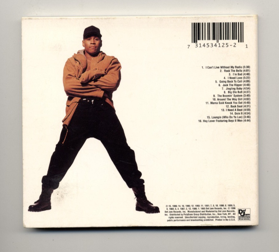 LL COOL J - All World (Greatest Hits) CD / 1996 Def Jam 314 534 125-2