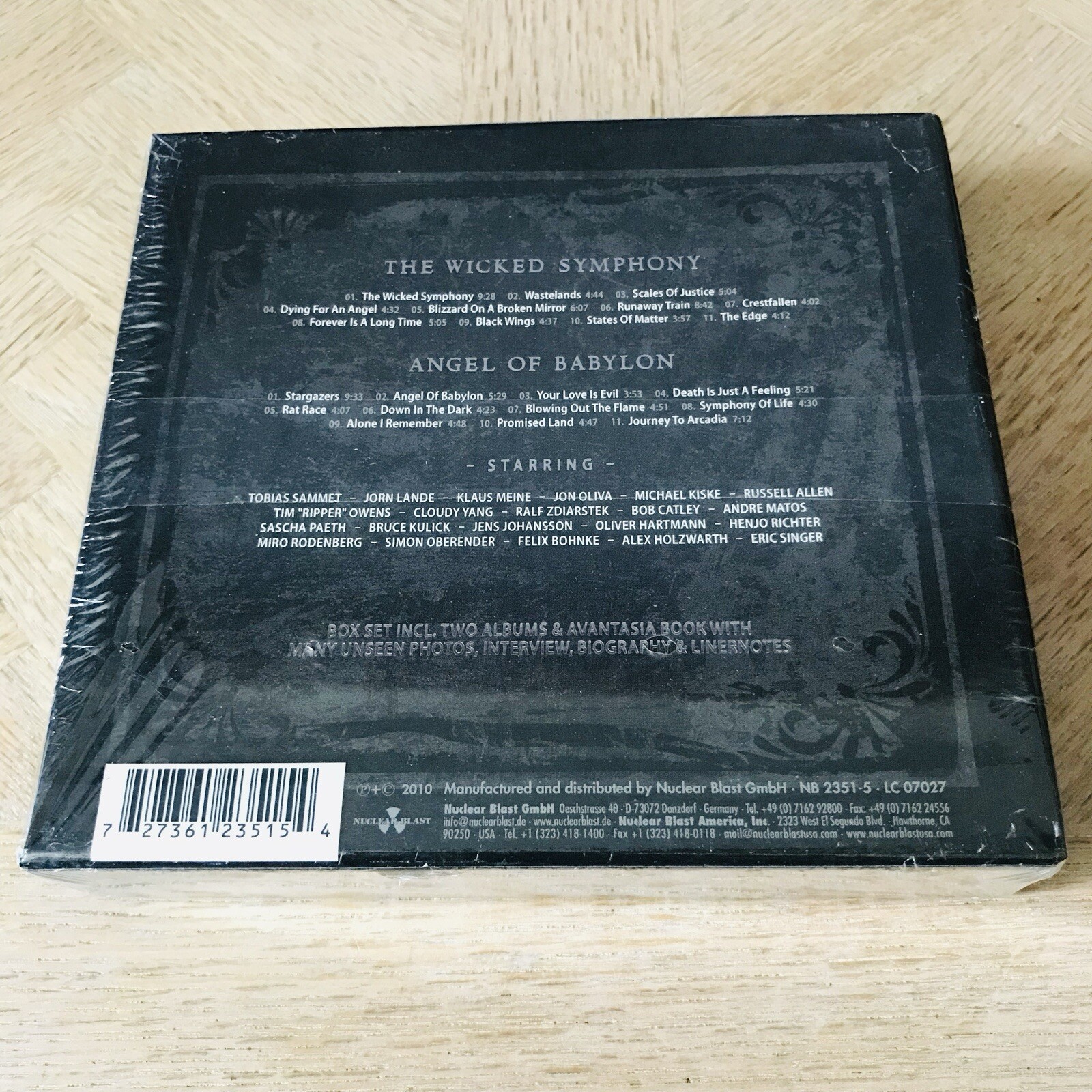 AVANTASIA The Wicked Symphony & Angel Of Babylon, Double Album Deluxe Edition.