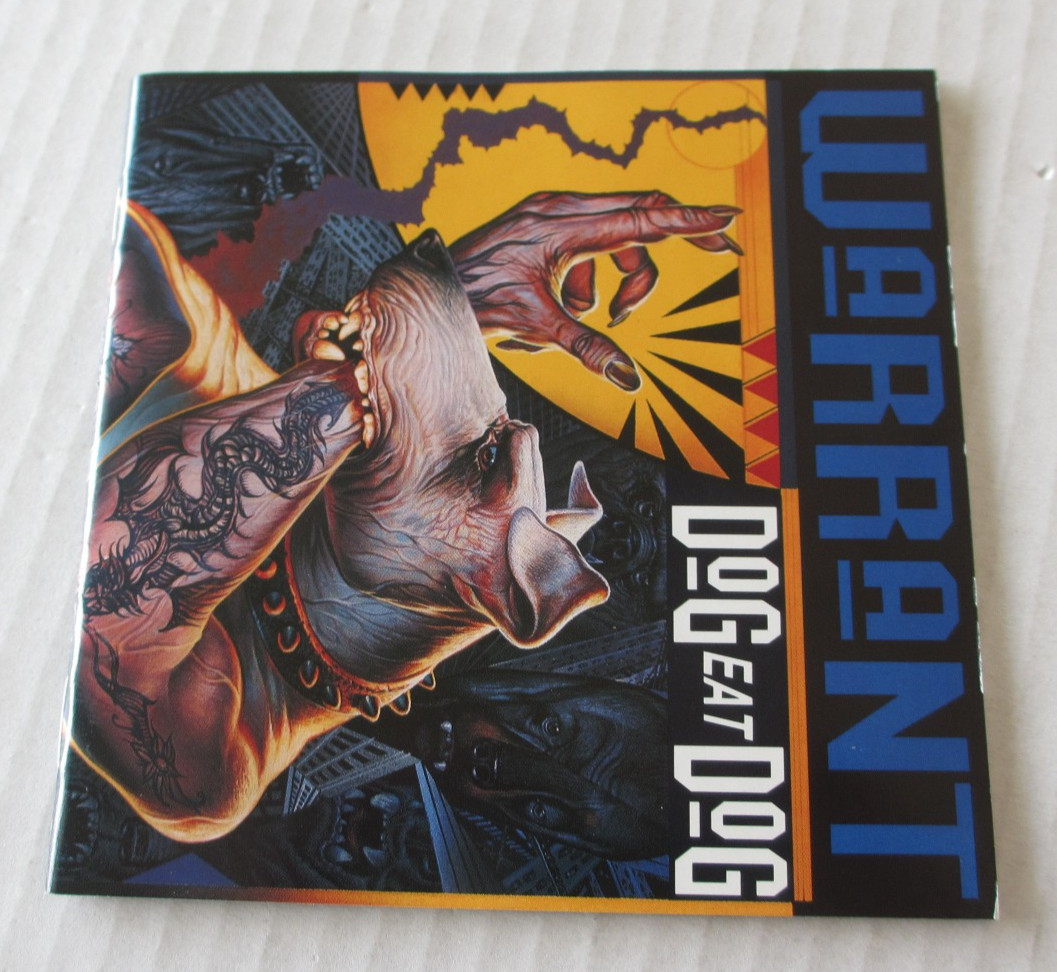 WARRANT- DOG EAT DOG CD JAPANESE PRESS 1992 80s HAIR METAL / GLAM ROCK SRCS-5944