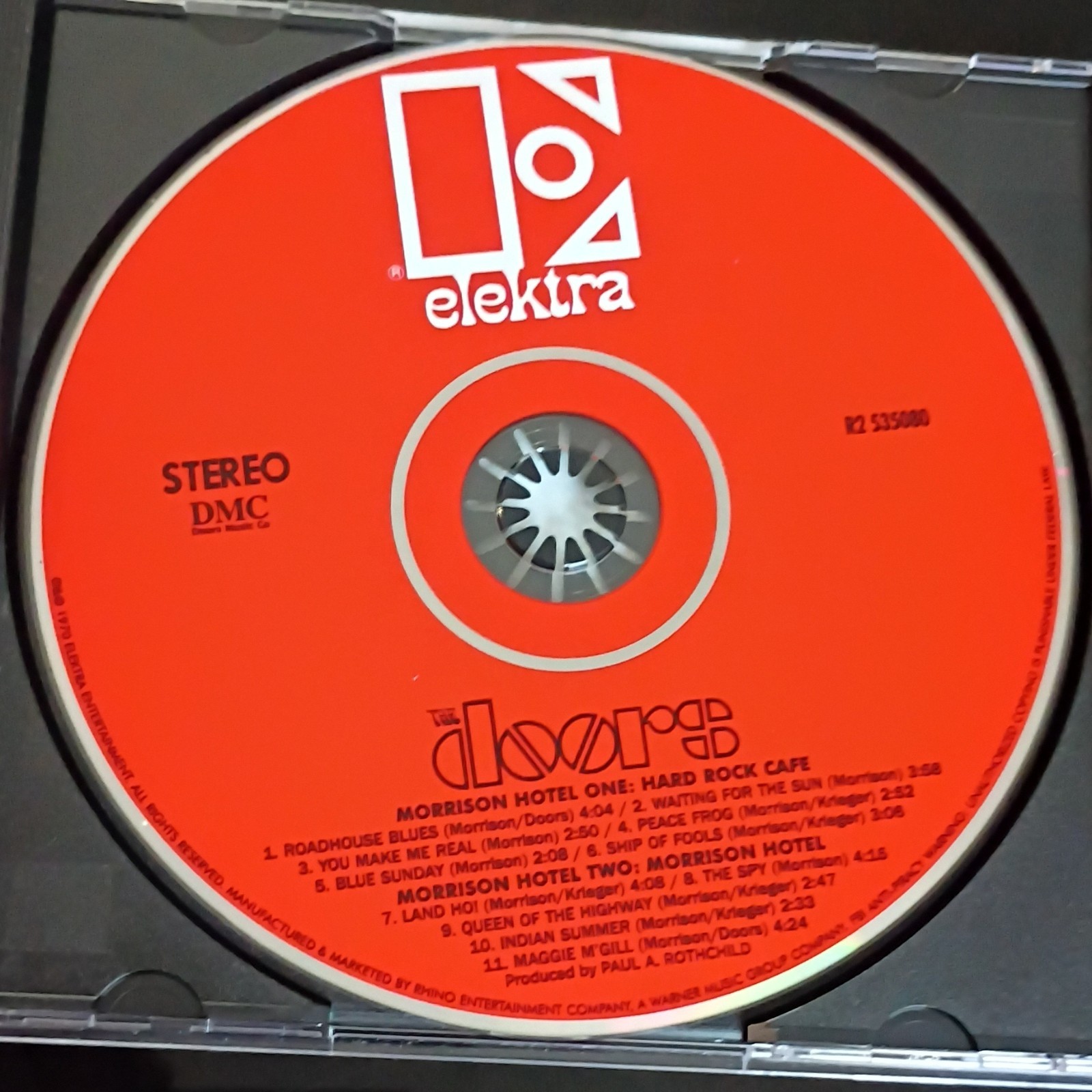 The Doors - Morrison Hotel CD Elektra 1970. VG+