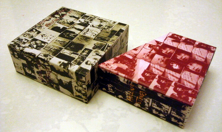 The Rolling Stones Exile On Main st PROMO EMPTY BOX for jewel case, mini lp cd