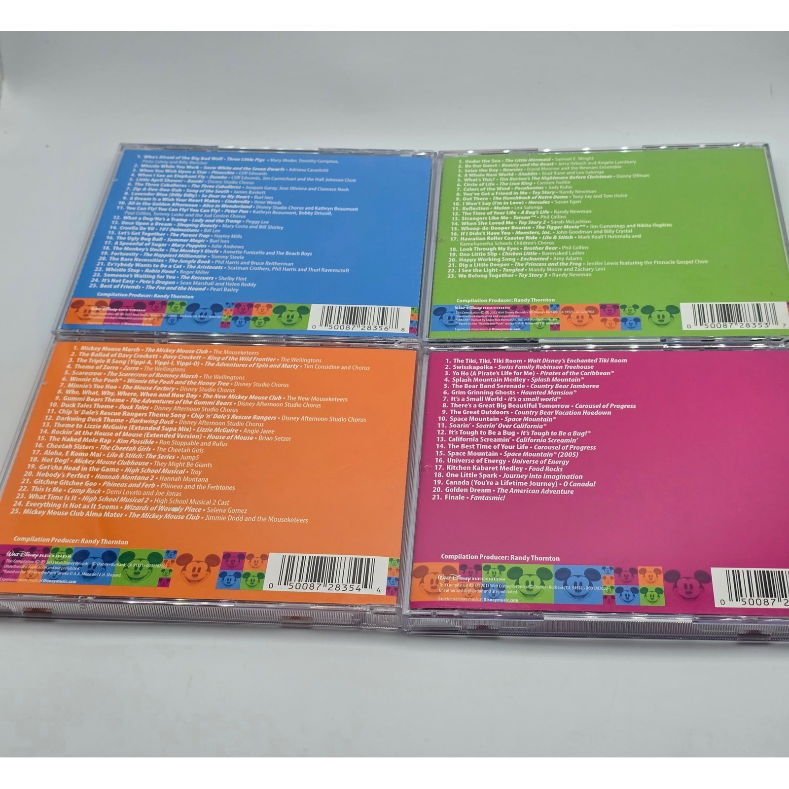 Disney Classics 4 CD Box Set Timeless Modern Television Theme Park Classics 2013