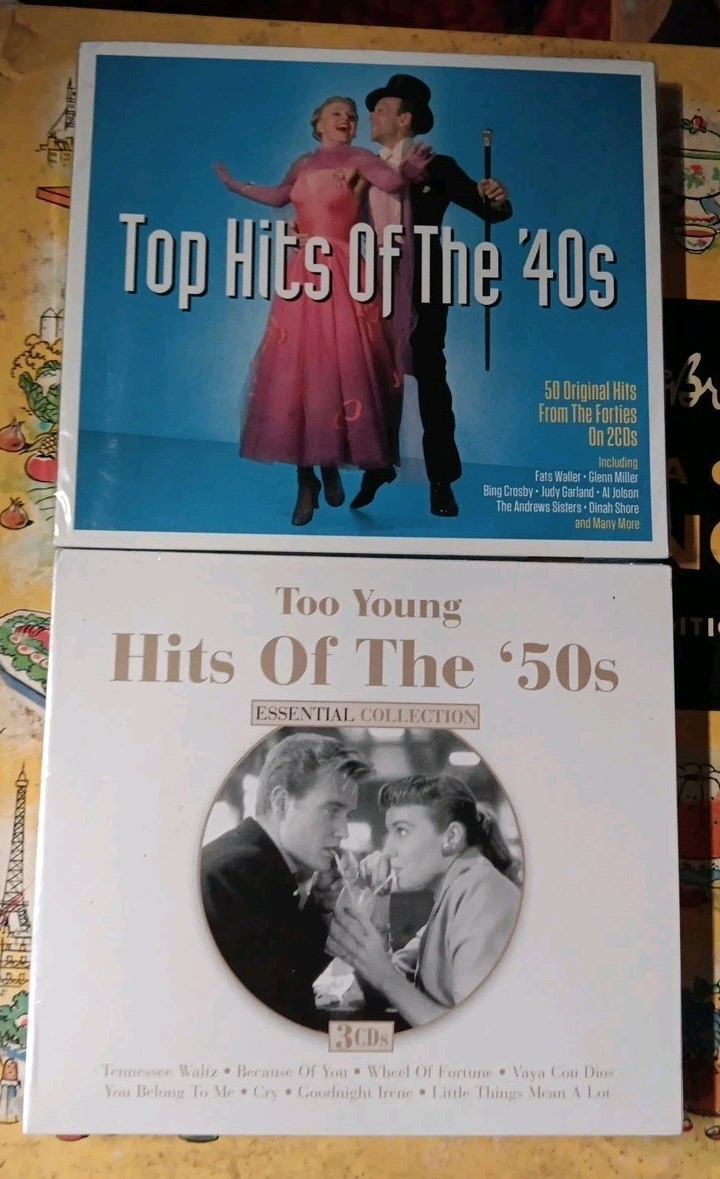 TOP HITS OF THE 1940s & 1950s 5 CDs Compact Discs New Factory Sealed