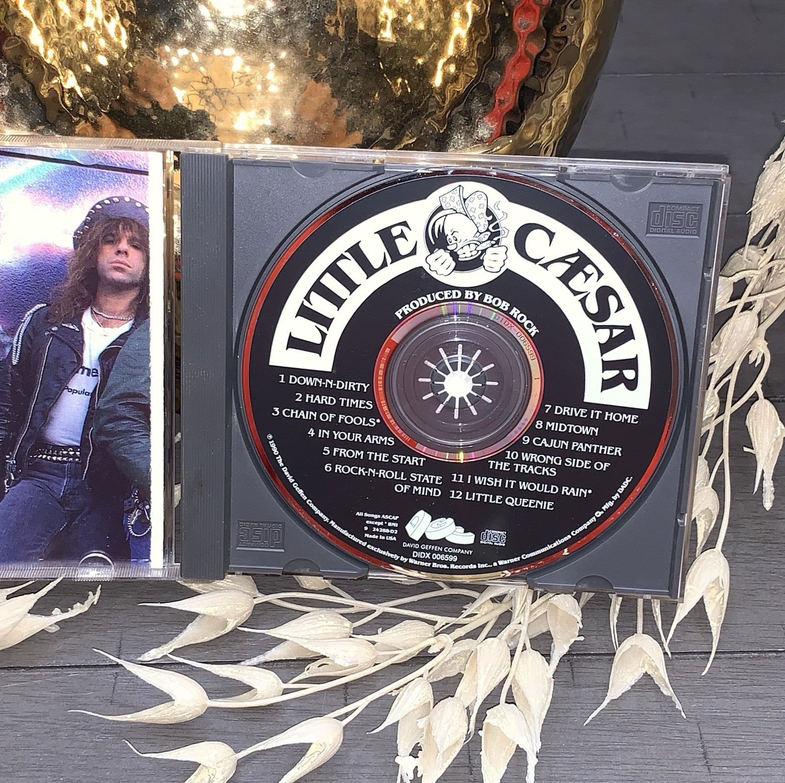 B7 Little Caesar: Self Title Geffen 9-24288-D2/ Metal, Hair Heavy Glam