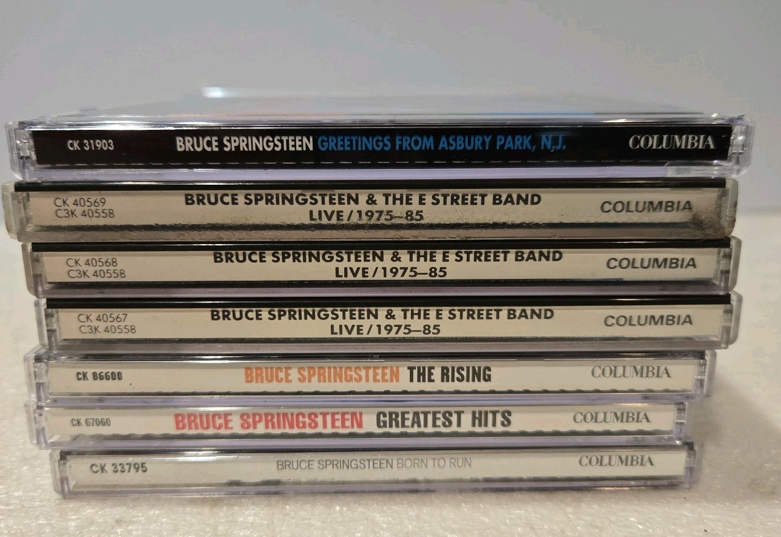 Bruce Springsteen 7 CD Lot - All Discs in Excellent Shape - See Titles in Descr.
